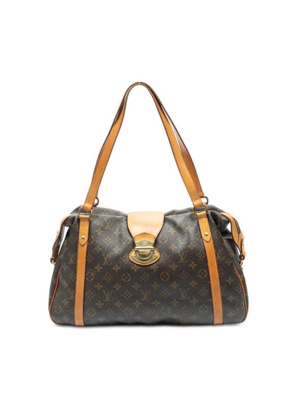 Louis Vuitton Streza Brown Monogram Canvas Shoulder Bag